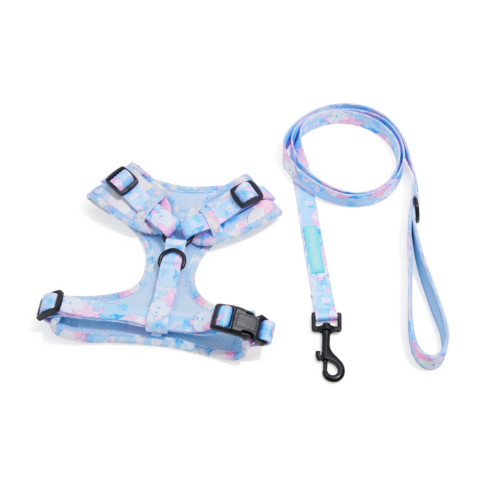 Harness & Leash Set ~ Whale Clouds